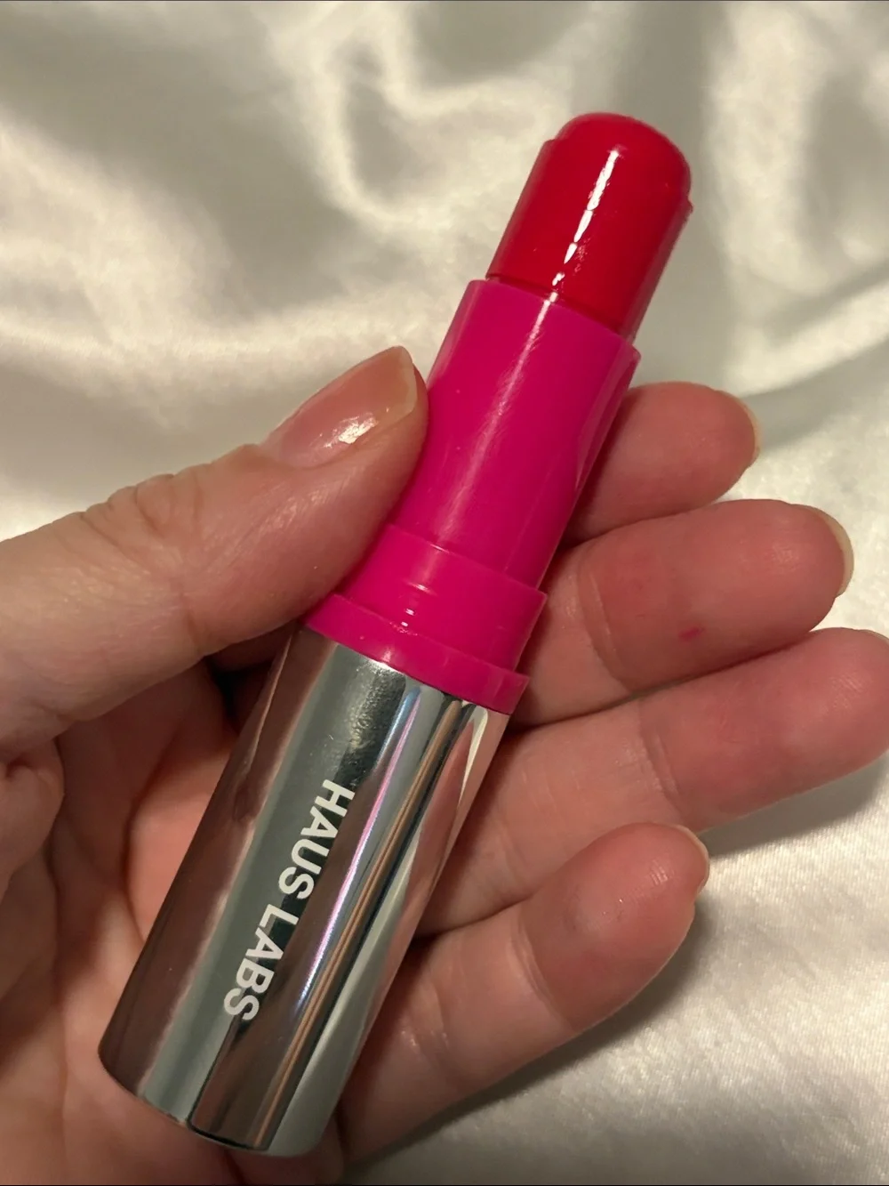 Haus Labs Color Fuse Glassy Blush Balm stick Glassy Pitaya